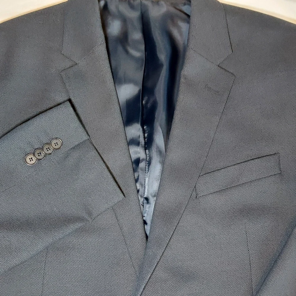 BANANA REPUBLIC Men's Standard Fit Blazer 42R‎ Dk Blue Sport Coat Jacket Stretch
